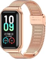 MIJOBS Metal Replacement Strap for Amazfit Band 7 - Compatible with Amazfit 7 Fitness Tracker - Image 2