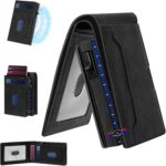 MagSafe Wallet For Men,Versatile Wallets with Pop-Up Card case, Rfid Blocking,ID Window,Card case with magnetic suction for flexible carrying,Wallet Gift For Male(black) - Image 2