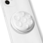Magnetic Silicone Suction Cup Phone Mount with Hands-Free Stand - Perfect for Selfies, Videos, Durable, Secure Grip, One-Touch Holding, Lightweight, Sleek Design (White) - Image 2