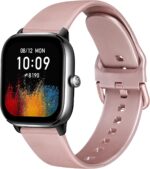 Meliya Bands for Amazfit GTS 4 / GTS 2 / GTR Mini, 20mm Quick Release Soft Silicone Sport Replacement Watch Strap for Amazfit Bip 3 / Bip U Pro / Bip U Smart Watch Women Men - Image 2