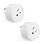 MoesGo Smart WiFi Power Dimmer Plug, Brightness Adjust Timer Socket, Tuya Smart Life App Remote Control, Compatible with Alexa and Google Home, 2 Pack, White - Image 2