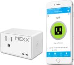 NEXX NXPG-100W WiFi Smart Plug with Geofencing Technology Control, Schedule and Monitor Appliances, TVs, Lamps, and More Using Smartphone, Siri, Amazon Alexa, Google Assistant. No Hub Required, White - Image 2