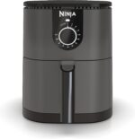 Ninja AF080 Mini Air Fryer, 2 Quarts Capacity, Compact, Nonstick, with Quick Set Timer, Grey - Image 2