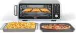 Ninja SP201 Digital Air Fry Pro Countertop 8-in-1 Oven with Extended Height, XL Capacity, Flip Up & Away Capability for Storage Space, with Air Fry Basket, Wire Rack & Crumb Tray, Silver - Image 2