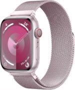 Original Stainless Steel Milanese Loop Compatible with Apple Watch Band 38mm 40mm 41mm 42mm 44mm 45mm 49mm, Magnetic Clasp Replacement Band for iwatch Series Ultra/Ultra2, SE 9 8 7 6 5 4 3 2 1, Women - Image 2