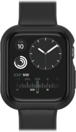 OtterBox - Apple Watch Series SE/4/5/6, 44mm Exo Edge Bumper Case - Protective Case for Smartwatch, Sleek & Precision Fit (Black) - Image 2
