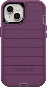 OtterBox Defender Series Rugged Case for iPhone 13 Mini & iPhone 12 Mini (Mini ONLY) Case Only - Non-Retail Packaging - Happy Purple - with Microbial Defense - Image 2