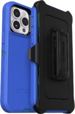 OtterBox Defender Series SERIES SCREENLESS EDITION for iPhone 14 Pro Max (ONLY) - RAIN CHECK (Blue) - Image 2