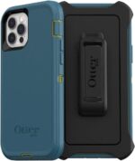 OtterBox Defender Series Screenless Edition Case for iPhone 12 & iPhone 12 Pro (Only) - Holster Clip Included - Non-Retail Packaging - Teal Me About It (Guacamole/Corsair) - Image 2
