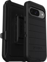 OtterBox Google Pixel 9 & Pixel 9 Pro (Only) - Defender Series Case - Black - Rugged & Durable - with Port Protection - Includes Holster Clip Kickstand - Microbial Defense Protection - Image 2