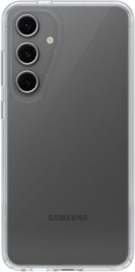 OtterBox Samsung Galaxy S24 FE Symmetry Series Clear Case - Clear, Ultra-Sleek, Wireless Charging Compatible, Raised Edges Protect Camera & Screen - Image 2