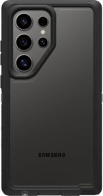 OtterBox Samsung Galaxy S24 Ultra Defender Series XT Clear Case - Dark Side (Clear/Black), screenless, Rugged, Lanyard Attachment - Image 2