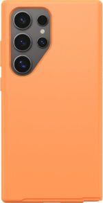 OtterBox Samsung Galaxy S24 Ultra Symmetry Series Case - Sunstone (Orange), Ultra-Sleek, Wireless Charging Compatible, Raised Edges Protect Camera & Screen - Image 2