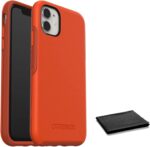 OtterBox Symmetry Series Case for iPhone 11 and iPhone XR - Includes Cleaning Cloth - Risk Tiger (Mandarin RED/PUREED Pumpkin) - Image 2