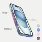OtterBox - Ultra-Slim iPhone 15 Plus Figura Series Case, Made for Apple MagSafe, Artistic Protective Phone Case with Soft-Touch Material for Comfort (Unicorn Sorbet) - Image 2