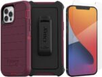 OtterBox iPhone 12 & iPhone 12 Pro (Only) - Defender Series Case - Berry Potion - Holster Clip Included - with Screen Protector - Microbial Defense Protection - Non-Retail Packaging - Image 2