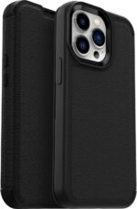 OtterBox iPhone 13 Pro (ONLY) Strada Series Case - Shadow, Card Holder, Genuine Leather, Pocket-Friendly, Folio case - Image 2
