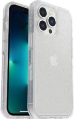 OtterBox iPhone 13 Pro (Only) - Symmetry Clear Series Case - Stardust (Clear/Glitter) - Ultra-Sleek - Wireless Charging Compatible - Raised Edges Protect Camera & Screen - Non-Retail Packaging - Image 2