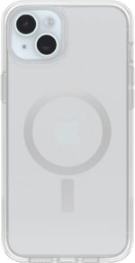 OtterBox iPhone 15 Plus and iPhone 14 Plus Symmetry Series Clear Case - (Clear), Snaps to MagSafe, Ultra-Sleek, Raised Edges Protect Camera & Screen - Image 2