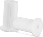 POPETPOP 2pcs Cable Hole Grommets Silicone Wall Feed Through Sealers for Cable Management Easy Installation Durable Wall Cover for Home Theater Office Use - Image 2