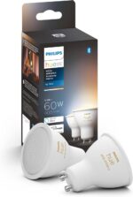 Philips Hue White Ambiance 2-Pack LED Smart GU10 Bulb, Bluetooth & Zigbee Compatible (Hue Hub Optional), Voice Activated with Alexa - Image 2