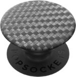 PopSockets Phone Grip with Expanding Kickstand, Adhesive Grip - Carbonite Weave - Image 2