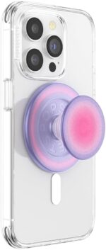 PopSockets Plant-Based Round Phone Grip Compatible with MagSafe, Adapter Ring Included, Phone Holder, Eco-Friendly, Wireless Charging Compatible - Aura - Image 2