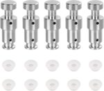 Power Pressure Cooker Float Valve Gaskets for Instant, Pressure Cooker Float Sealing Caps,Float Valve Seal for XL, YBD60-100, PPC780, PPC770, PPC790 Pressure Cookers (silver) - Image 2