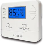 Programmable Thermostat for Home, 5-1-1 Day Programmable,Multi-Stage,2 Heat/2 Cool,Digital Energy-Saving Thermostat,Advanced Thermostat for Enhanced Home HVAC Systems，Blue Backlight - Image 2