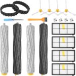 Replacement Accessory for iRobot Roomba 800 900 Series 805 860 870 871 880 890 960 980 Vacuum Accessories, Replacement Parts with 4 Roller Brushes,2 Tires,4 Filters,4 Side Brushes & Screws - Image 2