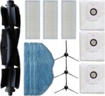 Replacement Parts Compatible with 360 Botslab S8 Plus Vacuum Cleaner Accessories kit 1 Main Brush 3 Filters Brush 3 Side Brushes 3 Mop Cloths 3 Dust Bags - Image 2
