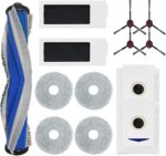 Replacement Parts for Ecovacs DEEBOT T30S Combo/Yeedi M12 PRO+ Robot Vacuum Accessories 1 Main Brush 4 Side Brush 2 Filter 4 Mop Pad 2 Dust Bag (13 Pack) - Image 2