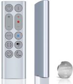 Replacement Remote Control Compatible for Dyson Pure Hot + Cool Purifying Fan HP09 HP04 HP05 HP06 HP07, Air Purifier/Heater (Silver Color with Battery) - Image 2