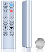 Replacement Remote Control for Dyson HP02 HP03 Compatible with Pure Hot+Cool Bladeless Fan Heater & Air Purifier(Silvery) - Image 2