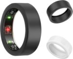 Ring Protector for Oura Ring Gen 3 - Anti-Scratch Silicone Cover - Durable Oura Ring Gen 3 Protection for Men and Women (S Translucent and Black) - Image 2