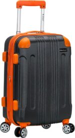 Rockland London Hardside Expandable Luggage with Spinner Wheels, Grey, Carry-On 20-Inch - Image 2
