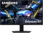SAMSUNG 27” Odyssey G7 (G70D) 4K UHD IPS 144Hz 1ms(GtG) Smart Gaming Monitor, AMD Freesync Premium, Vivid Colors, Adjustable Stand, Black Equalizer, LS27DG702ENXZA, 2024 - Image 2