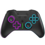 SANGDER Xbox One Controller, RGB LED Light Wireless Xbox Controller Compatible with Xbox One X/S Xbox Series X/S,2.4GHz Wireless Adapter with 3.5mm Audio Jack,Black - Image 2