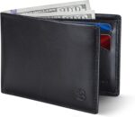 SERMAN BRANDS Mens Slim Bifold Wallet RFID Blocking Minimalist Front Pocket Wallets for Men - Thin & Stylish - Image 2