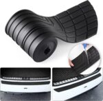 SINGARO Car Rear Bumper Protector, 41inch x3.4inch Car/SUV Universal Rubber Anti-Scratch Trunk Exterior Accessories - Image 2