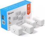 SONOFF S40 WiFi Smart Plug with Energy Monitoring, 15A Smart Outlet Socket ETL Certified, Work with Alexa & Google Home, IFTTT Supporting, 2.4 Ghz WiFi Only (4-Pack) - Image 2