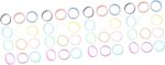 STOBOK 4sets High Elasticity Sports Wristbands Fashionable Silicone Bracelets for Music Festivals 12pcs*4 - Image 2