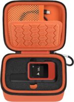 Satellite Communicator Case Compatible with Garmin InReach Mini 2/010-01879-00 InReach Mini for Camping & Hiking (Orange+Black Zipper) - Image 2