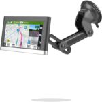 SkyTian for Garmin GPS Car Mount Replacement Sticky Suction Cup 17mm Ball Mount Long Arm Windshield Holder fit Garmin Nuvi Drive Dezl RV GPS, Black - Image 2