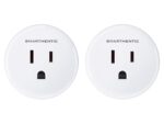 Smart Plug Light Timers Programmable Indoor, WiFi Light Switch, Amazon Alexa Google Home Voice, APP and Remote Control, Gadgets for Home 2.4ghz Network Outlet Extender Home Improvement, Pack of (2) - Image 2