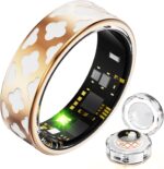 Smart Ring Health Tracker for Women Men, Fitness/Sleep/Stress/HR Tracker, Fitness Tracker with Steps, Distance & Calorie Count, iOS & Android Compatible, IP68 Waterproof (#10) - Image 2