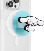 Sonix x Sanrio Magnetic Phone Grip, MagSafe Silicone Ring Loop Grip - Detachable Holder for Hand, Soft MagSafe Grip | Light Blue, Baby Blue | Cinnamoroll - Image 2
