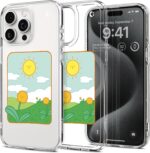 Spigen Ultra Hybrid MagFit Designed for iPhone 15 Pro Case (2023) [Anti-Yellowing] [Military-Grade Protection] Compatible with MagSafe - Sunshine Shower - Image 2