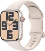 Sport Band Compatible with Apple Watch Bands 49mm 46mm 45mm 44mm 42mm 41mm 40mm 38mm for Women Men, Soft Silicone Breathable Waterproof Strap for iWatch Ultra 2/Ultra SE Series 10 9 8 7 6 5 4 3 2 1 - Image 2