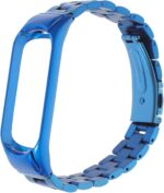Stainless Steel Metal Wristband for Band 5/4/3 Luxury Smart Band Strap Double-Click Buckle - Image 2